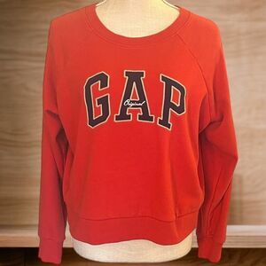Gap Red Logo Sweatshirt, Small, Like New